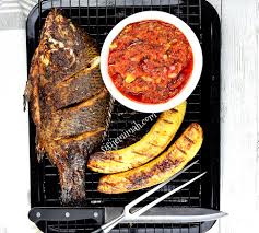 Grilled Fish And Bole/Yam