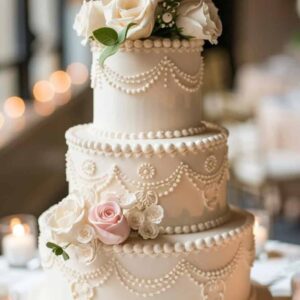 Wedding Cake (2 Tiers 8 Inches, 10 Inches)