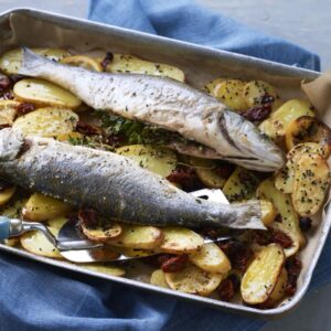 Baked Potatoes With Fish