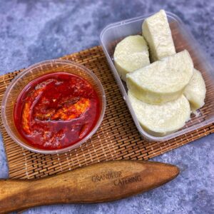 Boiled Yam And Sauce