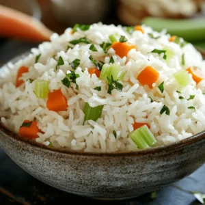 White Rice And Veggies