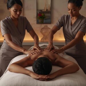 Four Hands Erotic Massage